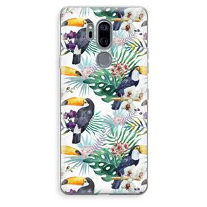 CaseCompany Tukans: LG G7 Thinq Transparant Hoesje