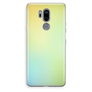 CaseCompany Minty mist pastel: LG G7 Thinq Transparant Hoesje
