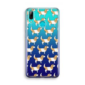 CaseCompany Doggy: Huawei P Smart (2019) Transparant Hoesje