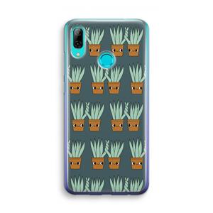 CaseCompany Sansevieria: Huawei P Smart (2019) Transparant Hoesje