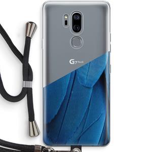 CaseCompany Pauw: LG G7 Thinq Transparant Hoesje met koord
