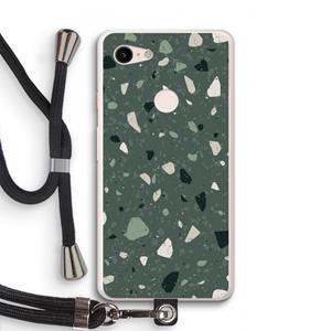 CaseCompany Terrazzo N°19: Pixel 3 XL Transparant Hoesje met koord