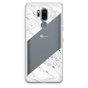 CaseCompany Biggest stripe: LG G7 Thinq Transparant Hoesje