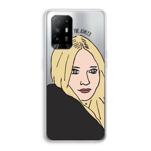 CaseCompany Ashley: Oppo A94 5G Transparant Hoesje