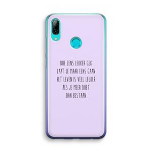 CaseCompany Gek: Huawei P Smart (2019) Transparant Hoesje