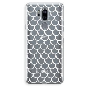 CaseCompany Dakpannetjes: LG G7 Thinq Transparant Hoesje