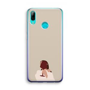 CaseCompany I drink wine: Huawei P Smart (2019) Transparant Hoesje