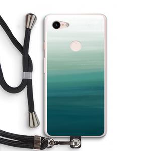 CaseCompany Ocean: Pixel 3 XL Transparant Hoesje met koord