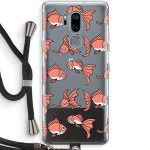 CaseCompany Blub: LG G7 Thinq Transparant Hoesje met koord