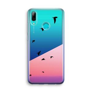 CaseCompany Fly away: Huawei P Smart (2019) Transparant Hoesje