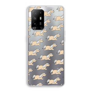 CaseCompany Ponys: Oppo A94 5G Transparant Hoesje