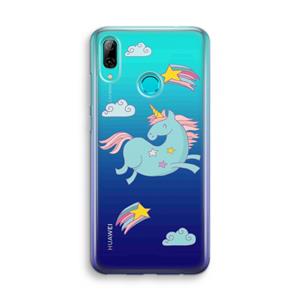 CaseCompany Vliegende eenhoorn: Huawei P Smart (2019) Transparant Hoesje