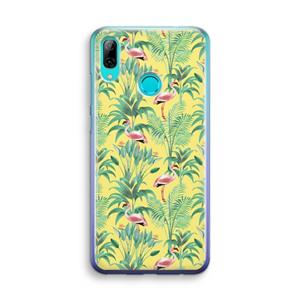 CaseCompany Flamingo party: Huawei P Smart (2019) Transparant Hoesje