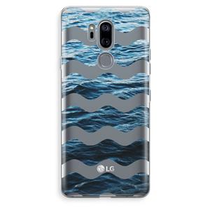 CaseCompany Oceaan: LG G7 Thinq Transparant Hoesje