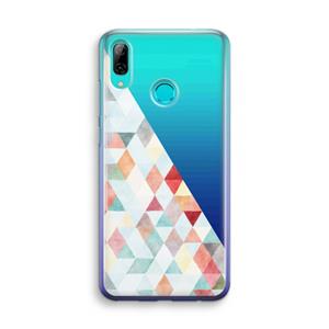 CaseCompany Gekleurde driehoekjes pastel: Huawei P Smart (2019) Transparant Hoesje