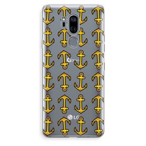 CaseCompany Musketon Anchor: LG G7 Thinq Transparant Hoesje