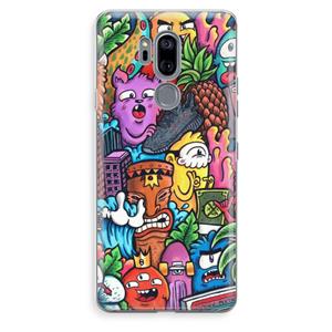 CaseCompany Vexx Mixtape: LG G7 Thinq Transparant Hoesje