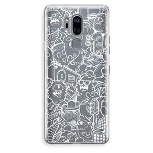 CaseCompany Vexx City #2: LG G7 Thinq Transparant Hoesje