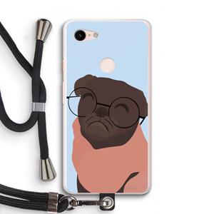 CaseCompany Ludo: Pixel 3 XL Transparant Hoesje met koord