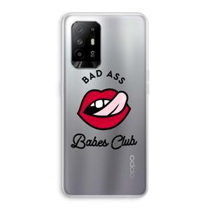 CaseCompany Badass Babes Club: Oppo A94 5G Transparant Hoesje