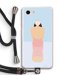 CaseCompany Mirror: Pixel 3 XL Transparant Hoesje met koord