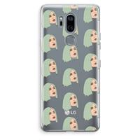 CaseCompany King Kylie: LG G7 Thinq Transparant Hoesje