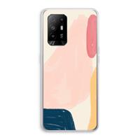 CaseCompany Saturday Flow: Oppo A94 5G Transparant Hoesje