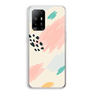 CaseCompany Sunday Chillings: Oppo A94 5G Transparant Hoesje