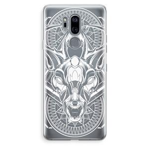 CaseCompany Oh Deer: LG G7 Thinq Transparant Hoesje