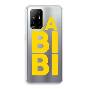 CaseCompany Habibi Blue: Oppo A94 5G Transparant Hoesje