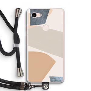 CaseCompany Formo: Pixel 3 XL Transparant Hoesje met koord