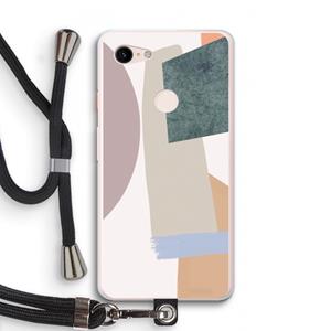 CaseCompany Lindo: Pixel 3 XL Transparant Hoesje met koord