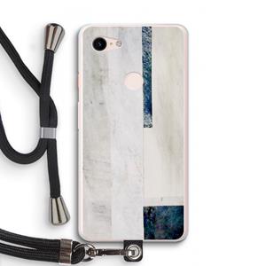 CaseCompany Meet you there: Pixel 3 XL Transparant Hoesje met koord