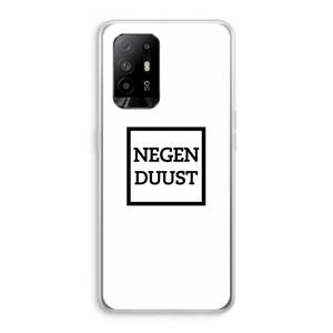 CaseCompany Negenduust vierkant: Oppo A94 5G Transparant Hoesje