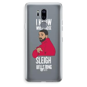 CaseCompany Sleigh Bells Ring: LG G7 Thinq Transparant Hoesje