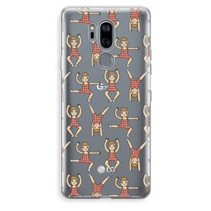 CaseCompany Gymboys: LG G7 Thinq Transparant Hoesje