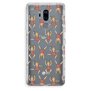 CaseCompany Gymboys: LG G7 Thinq Transparant Hoesje