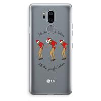 CaseCompany Jingle Ladies: LG G7 Thinq Transparant Hoesje