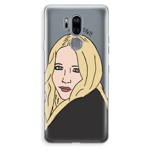 CaseCompany Mary Kate: LG G7 Thinq Transparant Hoesje