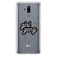 CaseCompany Girl Gang: LG G7 Thinq Transparant Hoesje