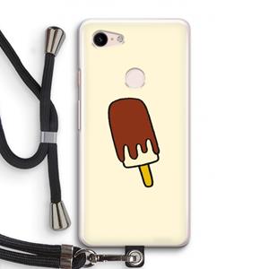 CaseCompany Frisco: Pixel 3 Transparant Hoesje met koord