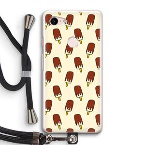 CaseCompany Yummy: Pixel 3 Transparant Hoesje met koord