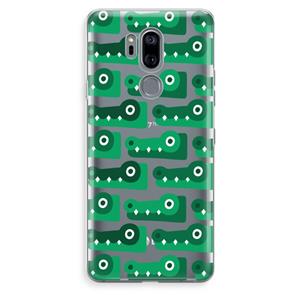 CaseCompany Crocs: LG G7 Thinq Transparant Hoesje