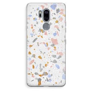 CaseCompany Terrazzo N°8: LG G7 Thinq Transparant Hoesje