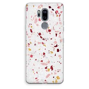 CaseCompany Terrazzo N°9: LG G7 Thinq Transparant Hoesje
