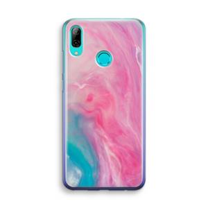 CaseCompany Roze explosie: Huawei P Smart (2019) Transparant Hoesje