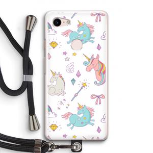 CaseCompany Fantasiewereld: Pixel 3 Transparant Hoesje met koord