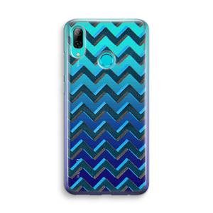 CaseCompany Onderbroken lijn: Huawei P Smart (2019) Transparant Hoesje