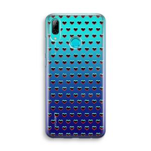 CaseCompany Hartjes: Huawei P Smart (2019) Transparant Hoesje