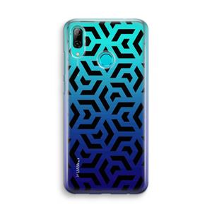 CaseCompany Crazy pattern: Huawei P Smart (2019) Transparant Hoesje